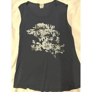 Haute Hippie In the Pursuit of Happiness muscle tee tank yoga top